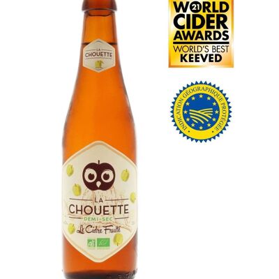 Cidre La Chouette Fruitée Bio 33cl