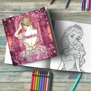 Livre de coloriage - Princesses 2