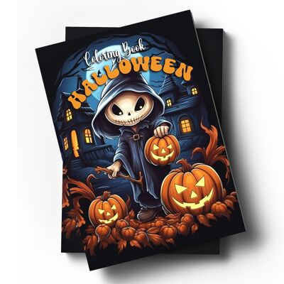 Libro colorear - Halloween