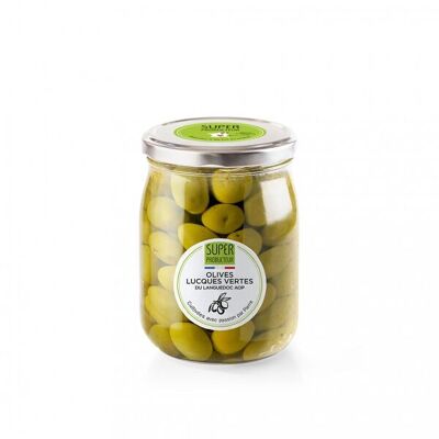 Whole Green Lucca Olives PDO - 540g
