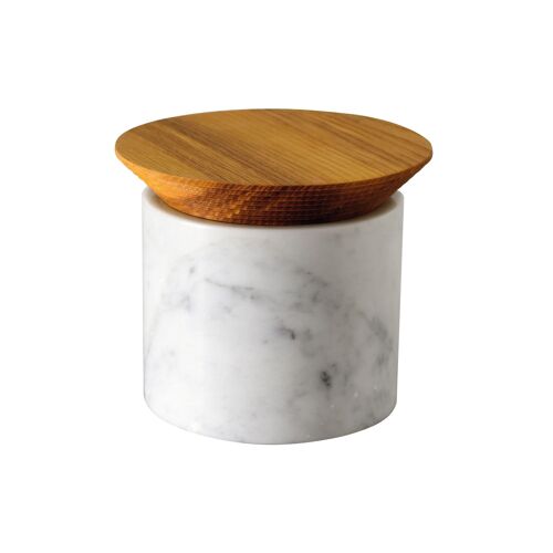 IS contenitore, container in marble and ash wood by bettisatti srl