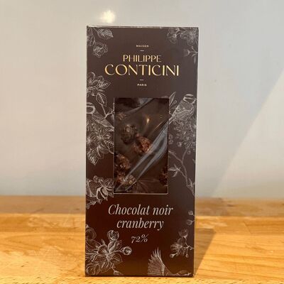 Chocolat Noir Canneberge 72%