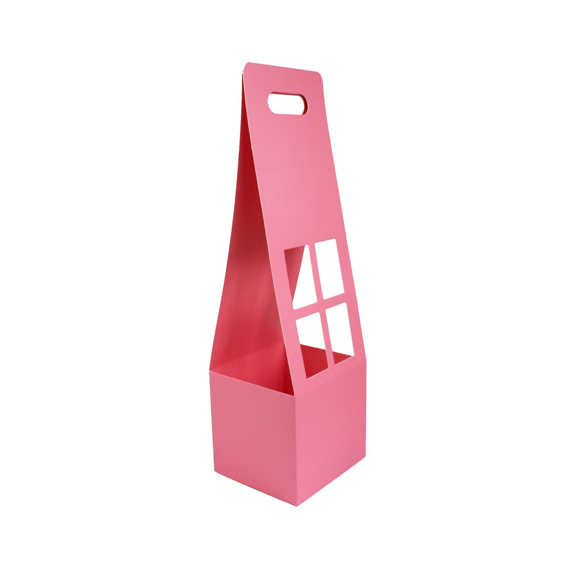 Confezione Regalo Con Fiori Rosa - Confezione Da 12