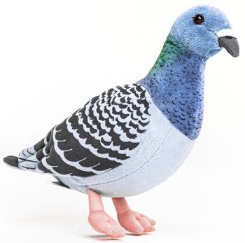 Colombe bleue - 20 cm (hauteur) - Mots clés : oiseau, peluche, peluche, peluche, doudou 3