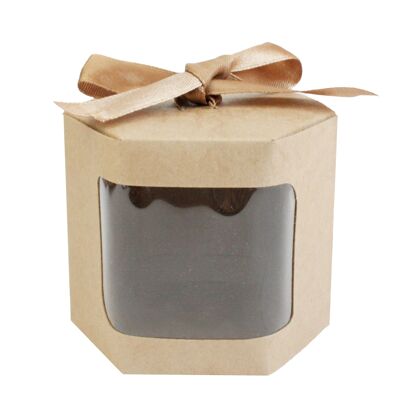 Boîte Kraft Marron Hexagone
