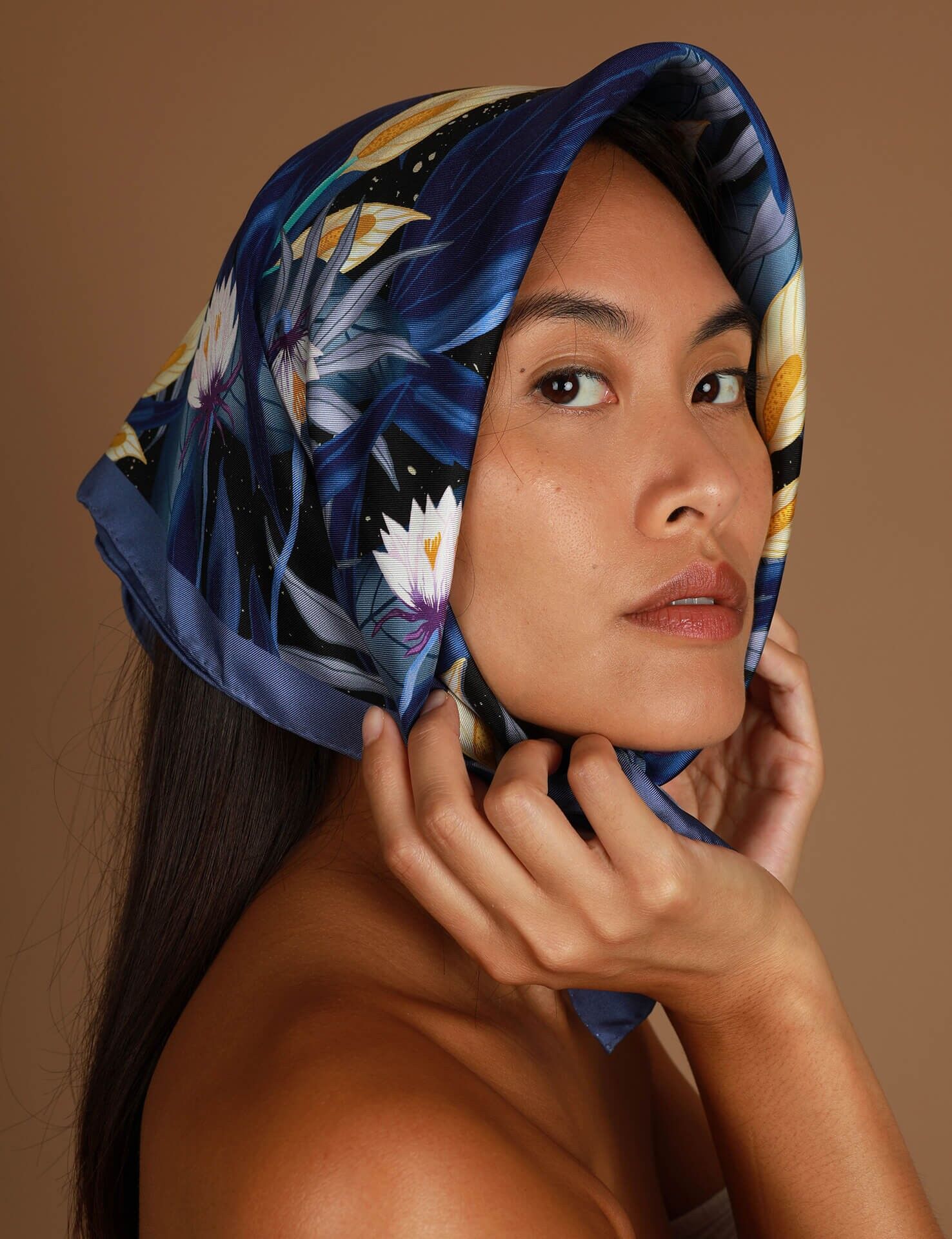 Scarves Night garden scarf - small