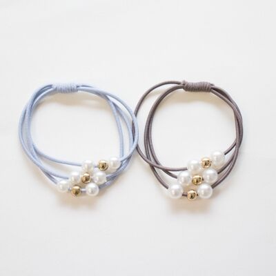 Elastic / Pearls bracelet