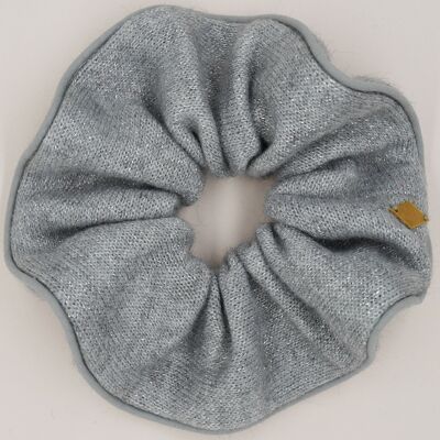 Gray knit scrunchie - Tamara
