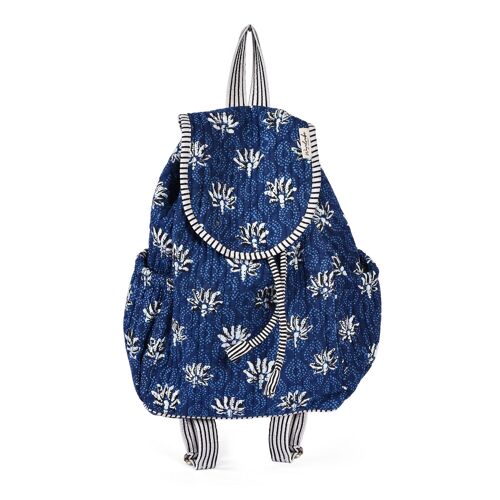 Rucksack-Stilvoller Boho Beach Backpack - Handgemachte Damen Baumwolltasche, Quilted Design, Ideal für College & Reisen, Geschenk für Sie.