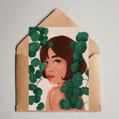 Carte postale / A6 Print - Stephania Erecta Illustration