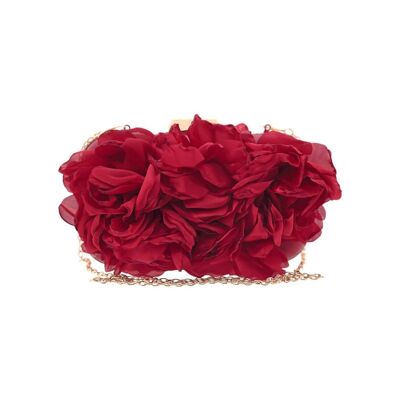 Red Flowers Clutch