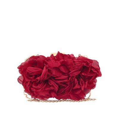 Red Flowers Clutch