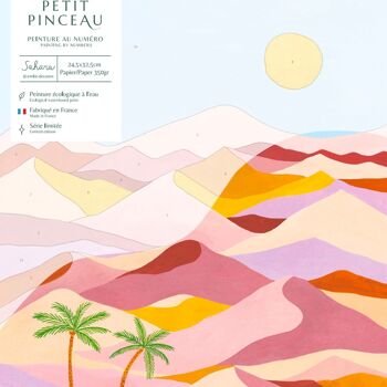 Coffret peinture au numéro - Sahara par Émilie De Castro