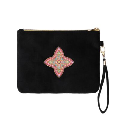 Embroidered Pouches Rosace Collection