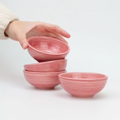 Bowl for sauces and snacks 9cm pastel pink, kitchen gifts / CHERRY