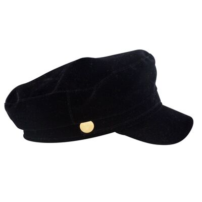 Cappellino Collezione Velluto Nero