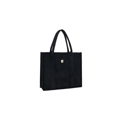 Sac Cabas Collection Velours Noir