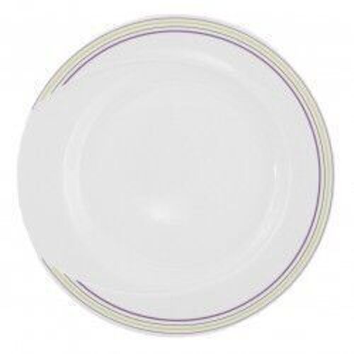 BULLE PASTEL Assiette 27 cm plate ronde en porcelaine