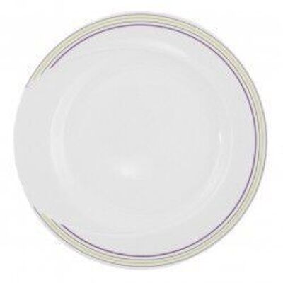 BULLE PASTEL Assiette 27 cm plate ronde en porcelaine