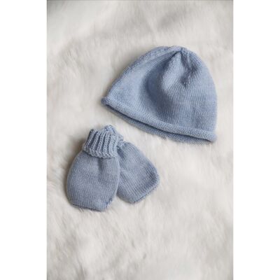 Kit cappellino e manicotti nascita - Neonati