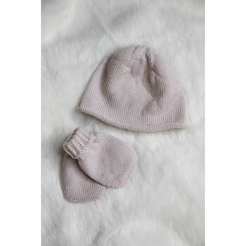 Kit bonnet et manchons de naissance - Nourrissons 2