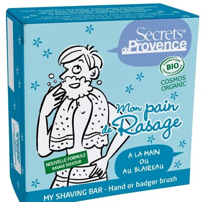 Trousse Toilette cadeau Homme : Shampoing solide - Boîte - Pain de Rasage