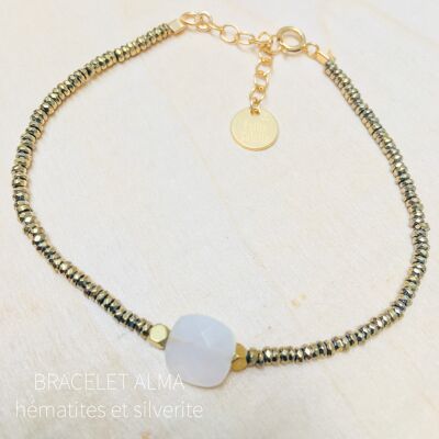 ALMA SILVERITE BRACELET