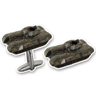 1944 Churchill Tank Cufflinks