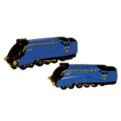 1938 Mallard Steam Train Cufflinks