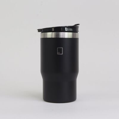 Tasse sous vide noire de 14 oz