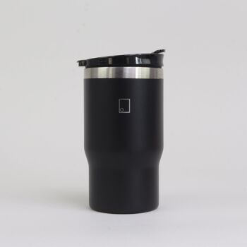 Tasse sous vide noire de 14 oz 1