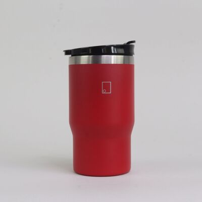 Tasse sous vide rouge de 14 oz