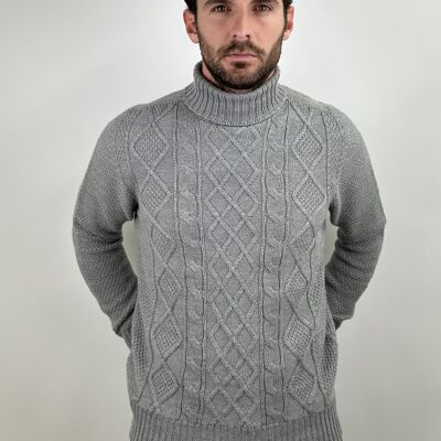 Pullover mit hohem Kragen