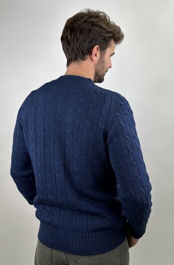 PULL EN LAINE AVEC TRESSÉES 4