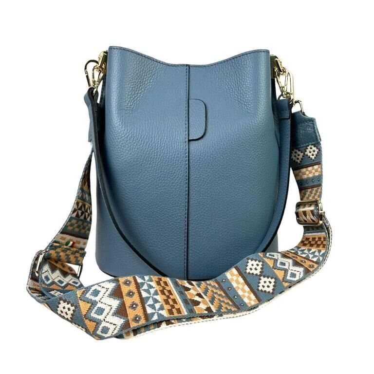 Borsa a tracolla in pelle da donna con tracolla. promozionale