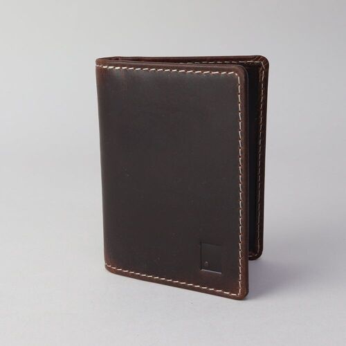 Bifold Pull-Up Leather Cardholder