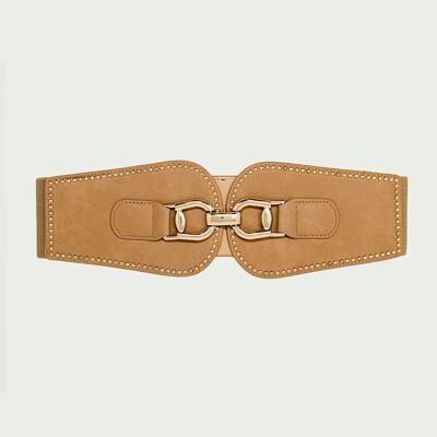 Camel Belt With Adjustable Elastic Band