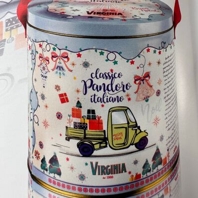 Pandoro Veronese caja metálica navideña clásica 12x80g (Promo-10%)