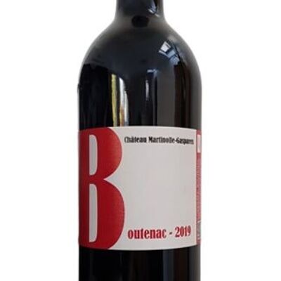 ORGANIC CRU BOUTENAC red wine 2019 75cl Grenache, Syrah, Carignan, Mourvèdre Aged in oak barrels