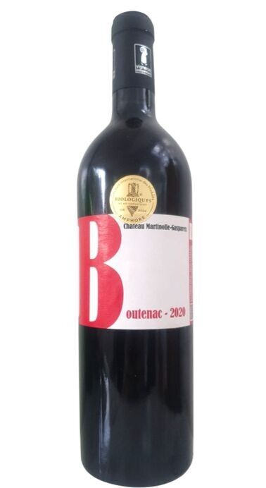 Vino tinto orgánico, Cru Boutenac 2020 o 2021, galardonado, 75 cl, Garnacha, Syrah, Cariñena, Monastrell, criado en barricas de roble