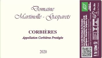 Vin Rouge BIO Cuvée Historique AOP CORBIERES Grenache, Syrah, Carignan 2020 3