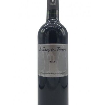 ORGANIC red wine Artisan LE SANG DES PIERRES plot IGP Pays d’OC 100% Syrah 2018 and 2019