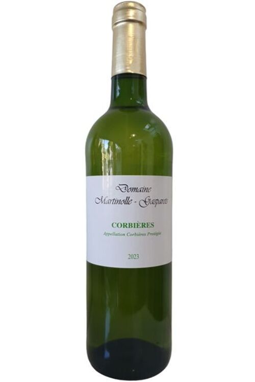 Vin Blanc BIO Artisan AOP CORBIERES BLANC Rolle, Grenache Blanc, Maccabeu 2023