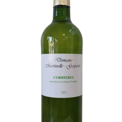 Organic White Wine Artisan AOP CORBIERES BLANC Rolle, Grenache Blanc, Maccabeu 2023