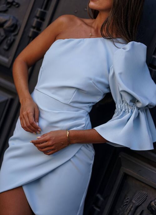 Blue Short Dress