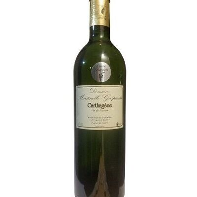 Vin de liqueur Artisan Carthagène Ambrée Vermentino (Rolle), Bourboulenc 2016 75cl