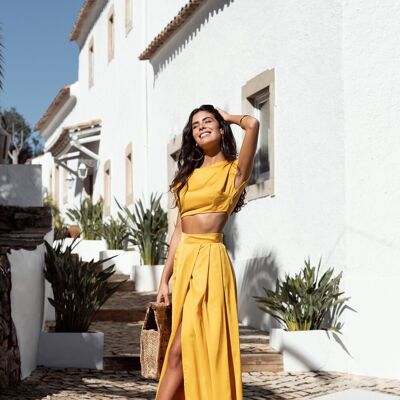 Yellow Long Skirt