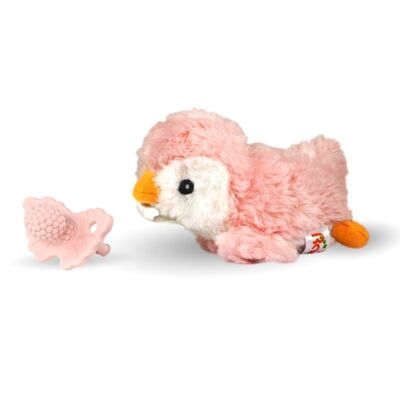 RaZbuddy Pink Penguin - Ciuccio / Massaggiagengive rosa