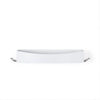 Étagère de rangement de douche murale, 35,6 x 10,2 x 6,3 cm, Blanc, RAN9651 3