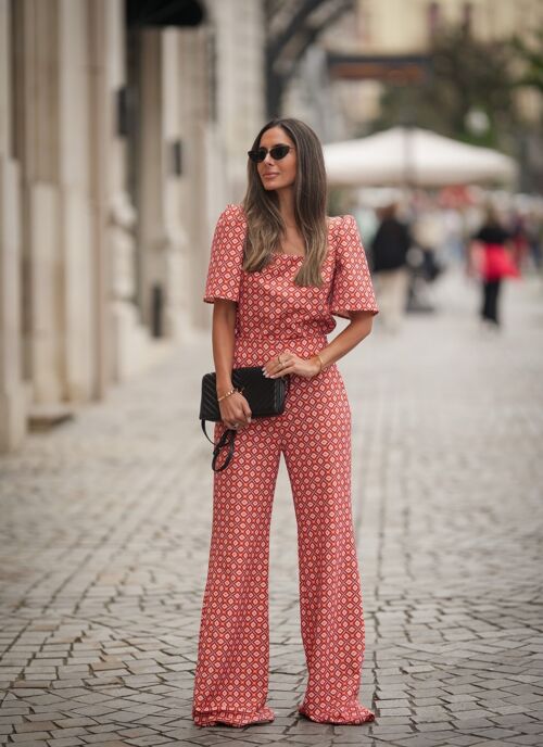 Cherry Printed Trousers
